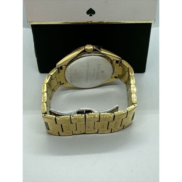 Kate Spade Seaport Grand 0030 Women\'s Gold Analog Dial Quartz Wrist Watch JNA143 main image 10